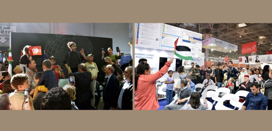 Foire du livre de Tunis : manifestants anti-israéliens aux pavillons de l’Italie et de la France