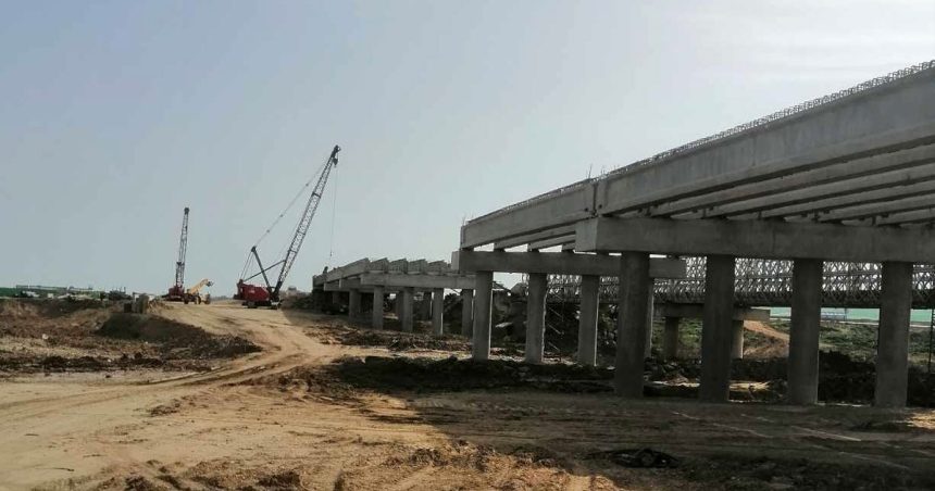 Jendouba : le pont au-dessus de l’Oued Mellègue à moitié achevé