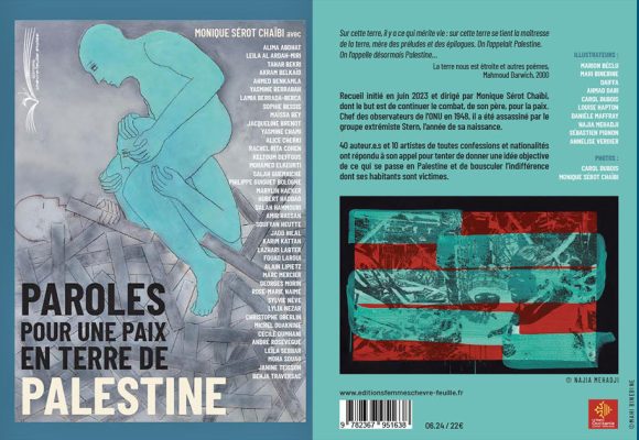 A paraître : ‘‘Paroles pour une paix en terre de Palestine’’