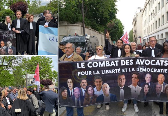 Paris : Rassemblement des avocats en solidarité avec leurs confères en Tunisie