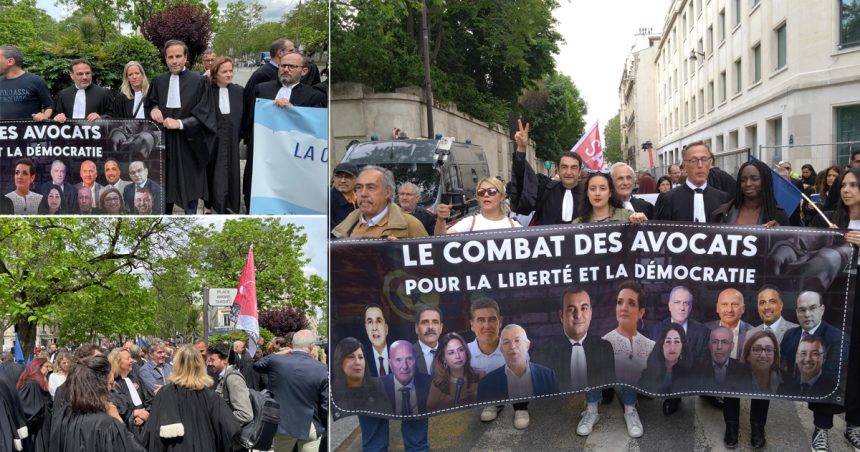 Paris : Rassemblement des avocats en solidarité avec leurs confères en Tunisie