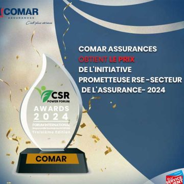 Les Assurances Comar distinguées aux CRS Awards 2024