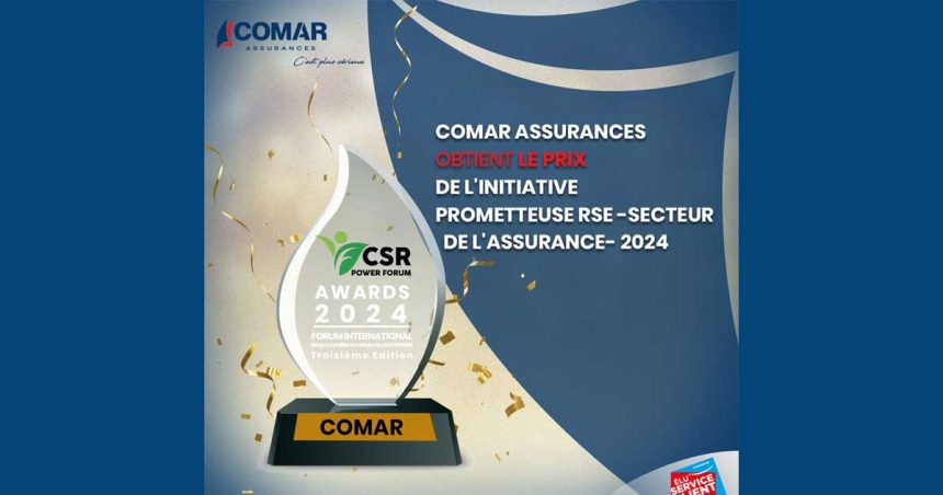 Les Assurances Comar distinguées aux CRS Awards 2024