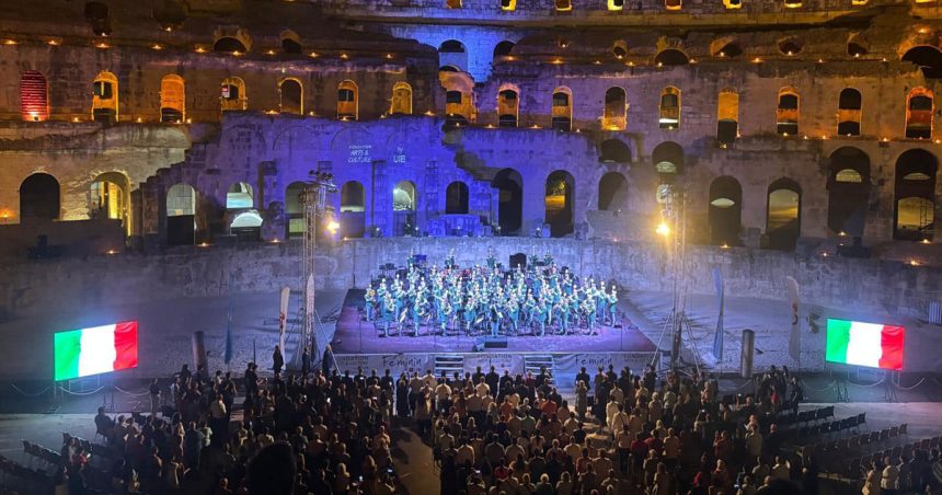 Concerts de l’orchestre italien de la Guardia di Finanza à El-Jem