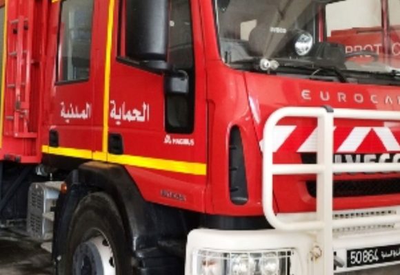 Tunis : incendie dans des entrepôts de pièces automobiles à El-Yahoudia