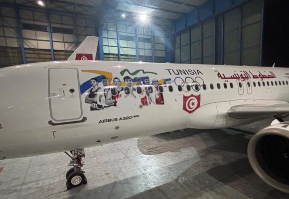 Tunisair aux couleurs des JO Paris 2024 (Photos)