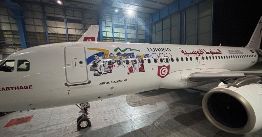 Tunisair aux couleurs des JO Paris 2024 (Photos)