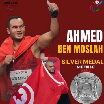 Jeux paralympique de Paris : médaille d’argent pour Ahmed Ben Moslah