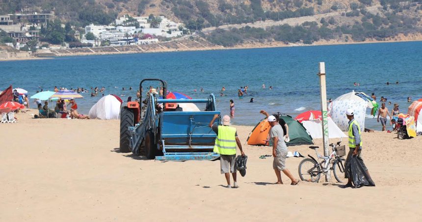 Campagne de nettoyage de la plage de la Marsa