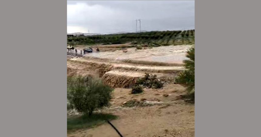 Pluies à Kasserine : Montée des eaux de l’Oued Karkar