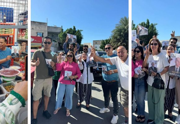 Présidentielle : Kaïs Saïed mène campagne à Bab El-Khadra à Tunis