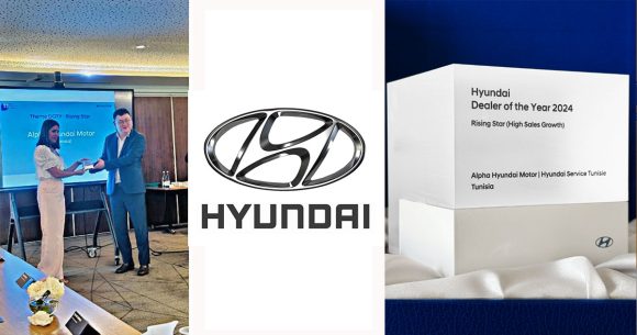 Hyundai Tunisie réalise la meilleure progression des ventes sur le plan régional