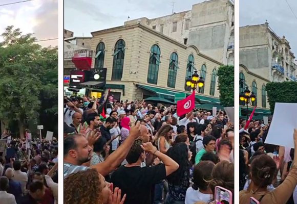 Marche à Tunis pour protester contre les atteintes aux droits et libertés