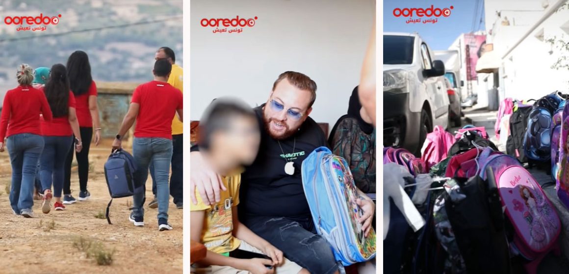 Ooredoo Tunisie offre des kits scolaires à 500 enfants (vidéo)