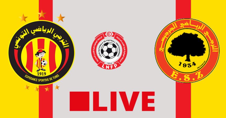 Espérance vs Zarzis en live streaming : Championnat de Tunisie