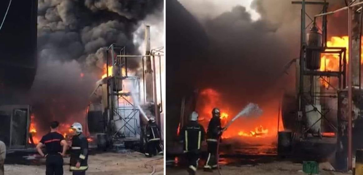 Tunisie : Incendie maîtrisé dans une usine à Gafsa (Photos)