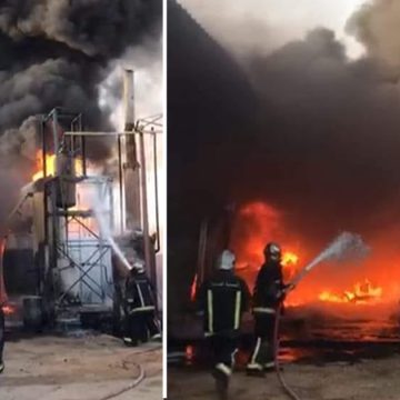 Tunisie : Incendie maîtrisé dans une usine à Gafsa (Photos)