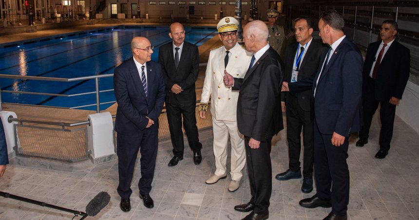 Saïed se félicite de la réouverture de la piscine municipale du Belvédère  