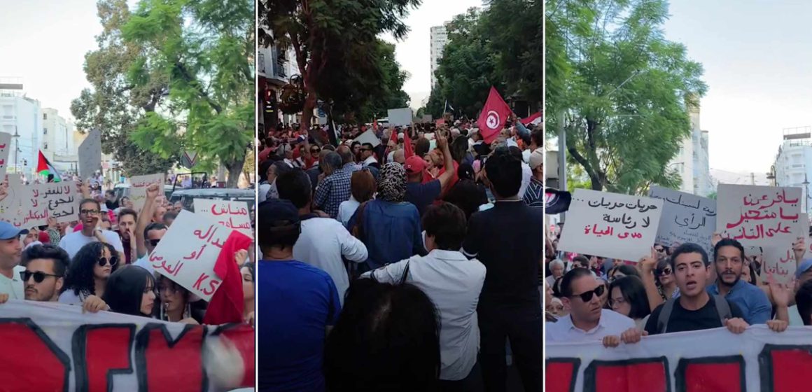 Présidentielle : Marche de protestation à Tunis