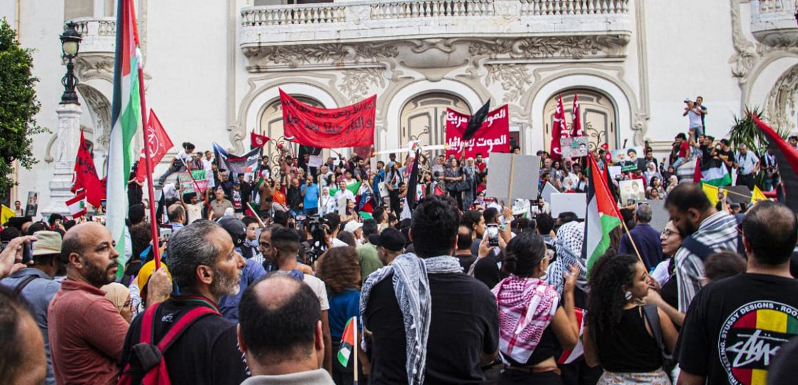 Tunis : Marche de soutien à la Palestine et au Liban (Photos)