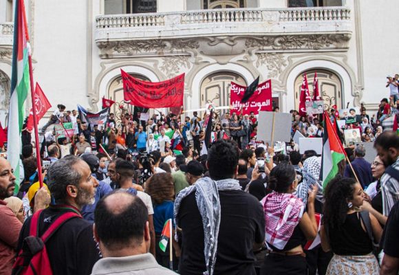 Tunis : Marche de soutien à la Palestine et au Liban (Photos)