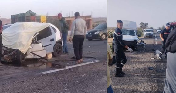 Trois morts et deux blessés dans un accident à Sidi Bouzid