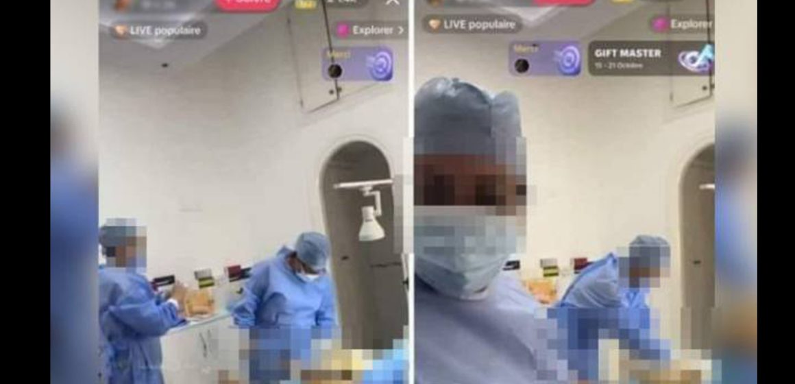 Diffusion d’un accouchement en live sur TikTok : L’Ordre régional des médecins ouvre une enquête