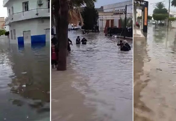 Tunisie : Fortes précipitations et inondations à Monastir et Mahdia