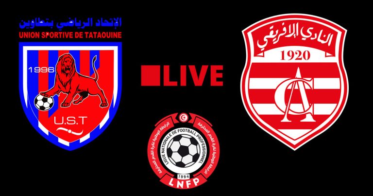 US Tataouine vs Club Africain en live streaming : Championnat de ...