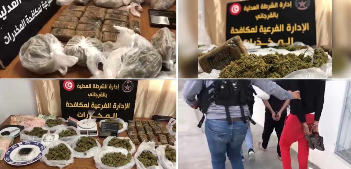 Démantèlement d’un réseau de trafic de drogue opérant dans le Grand-Tunis (Vidéo)