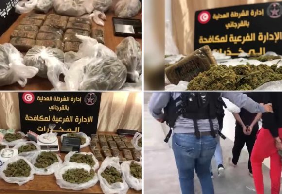 Démantèlement d’un réseau de trafic de drogue opérant dans le Grand-Tunis (Vidéo)