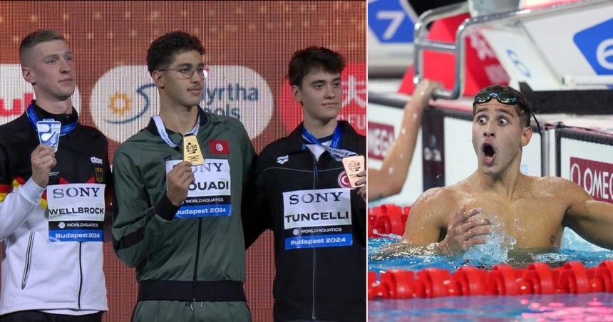 Budapest : Le nageur tunisien Ahmed Jaouadi champion du monde (1500 NL)