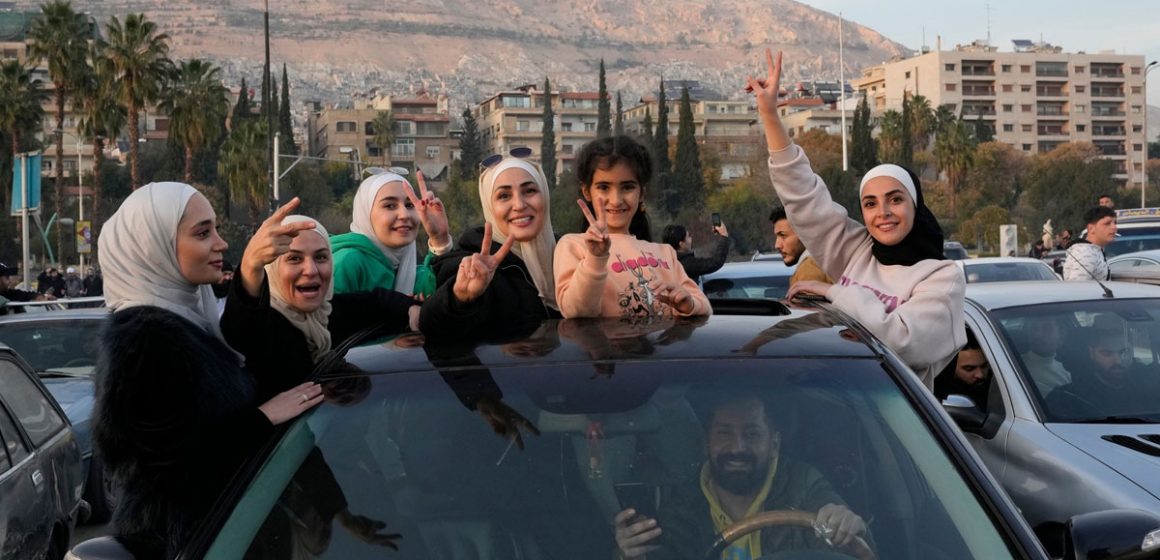 Les femmes manifestent à Damas pour «une Syrie civile et laïque»