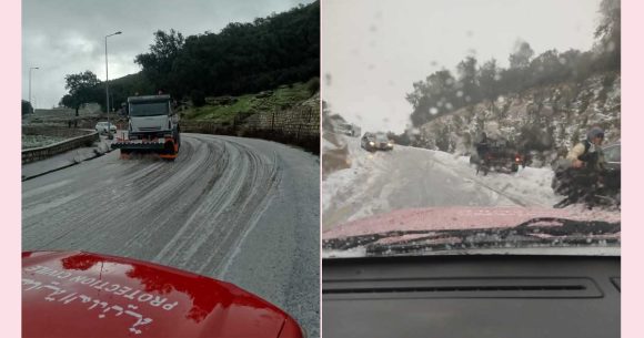 Neige-Tunisie : Recommandations de la Protection civile aux usagers de la route