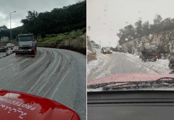 Neige-Tunisie : Recommandations de la Protection civile aux usagers de la route