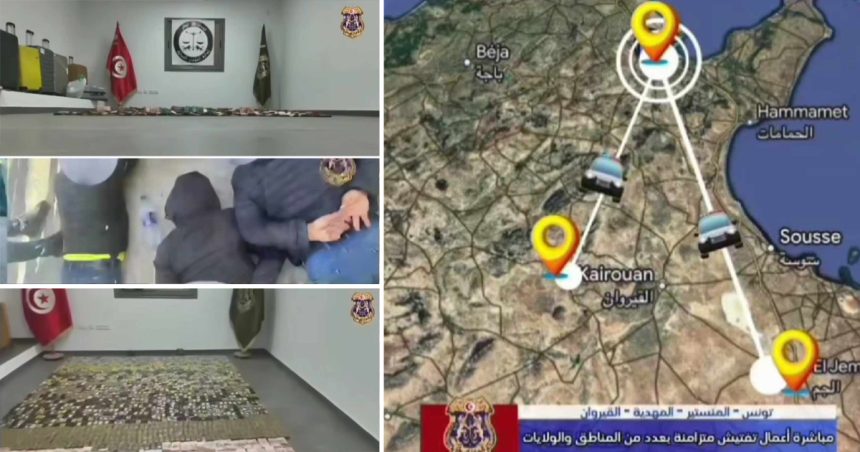 Tunisie : 21 suspects arrêtés, de l’or, des devises et 185 kg de cannabis saisis (Vidéo)