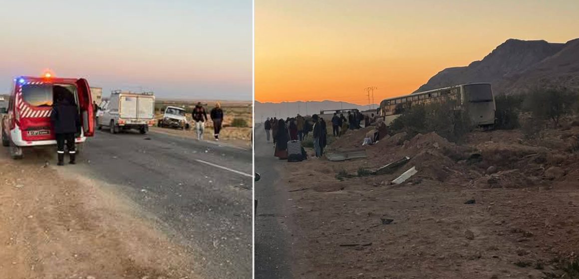 Sept blessés dans un accident de la route à Gafsa