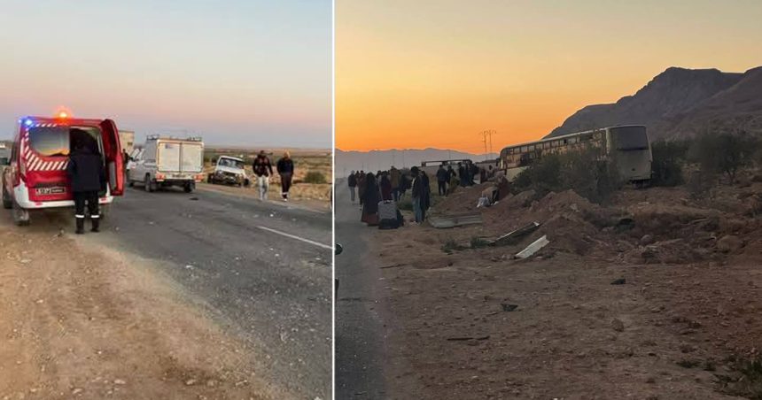 Sept blessés dans un accident de la route à Gafsa