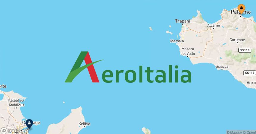 Aeroitalia annule les réservations pour les vols Tunis-Catane