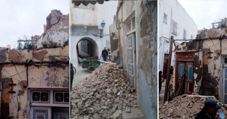 Médina de Kairouan : Une femme blessée dans l’effondrement d’un pan de maison
