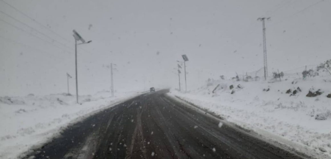 Chutes de neige : Le point sur la situation à Kasserine (Photos)