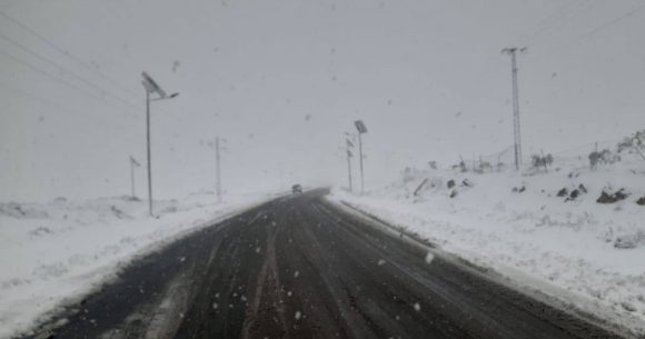 Chutes de neige : Le point sur la situation à Kasserine (Photos)