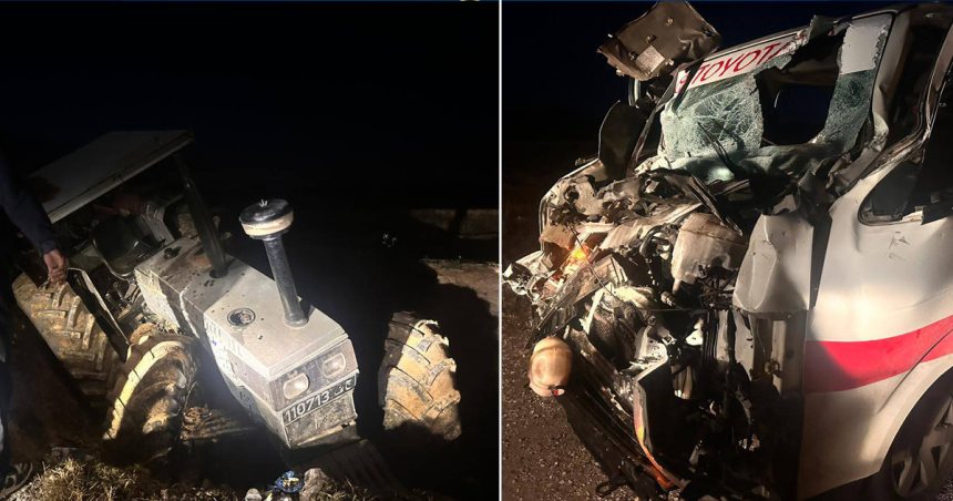 Sidi Bouzid : Cinq blessés dans une collision entre un tracteur et un louage