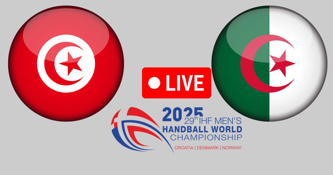 Tunisie vs Algérie en live streaming : Championnat du Monde de Handball