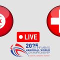 Tunisie vs Suisse en live streaming : Championnat du Monde de Handball