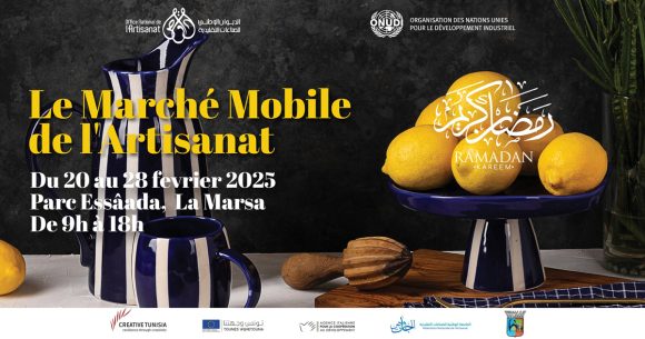 Le Marché mobile de l’artisanat du 20 au 28 février à la Marsa