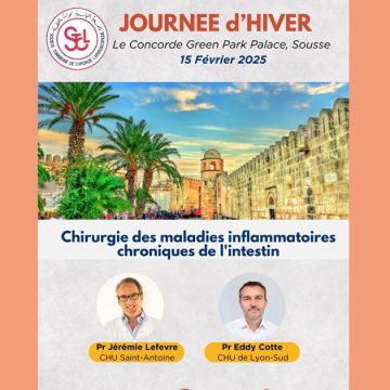 Journée à Sousse sur la chirurgie des maladies inflammatoires chroniques de l’intestin