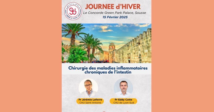 Journée à Sousse sur la chirurgie des maladies inflammatoires chroniques de l’intestin