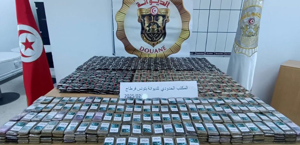 Douane | Saisie de 96 kg de cannabis à l’aéroport de Tunis-Carthage