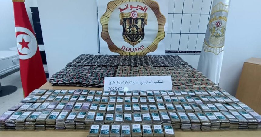 Douane | Saisie de 96 kg de cannabis à l’aéroport de Tunis-Carthage